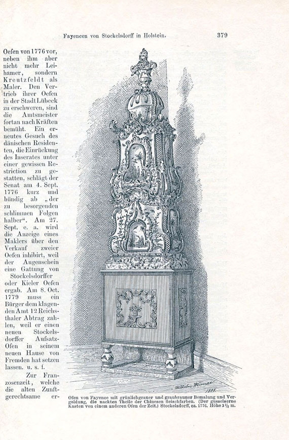 Justus Brinckmann - Hamburgisches Museum für Kunst und Gewerbe. 2 Bde im Schuber. 1894