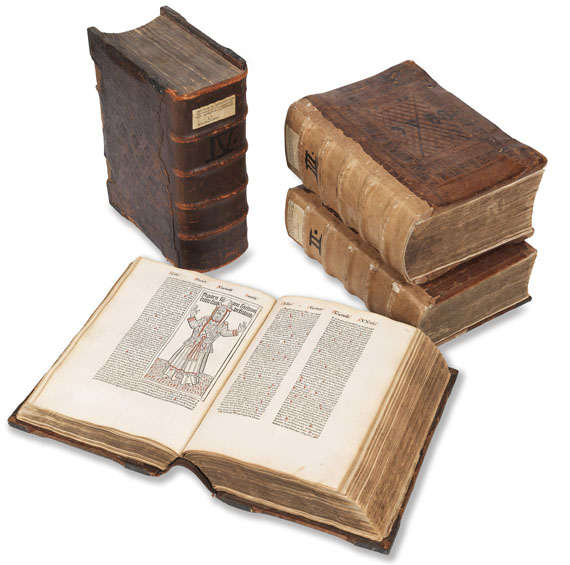  Nicolaus de Lyra - Postilla super totam Bibliam. 4 Bde. Um 1485.  MK 13 - Weitere Abbildung