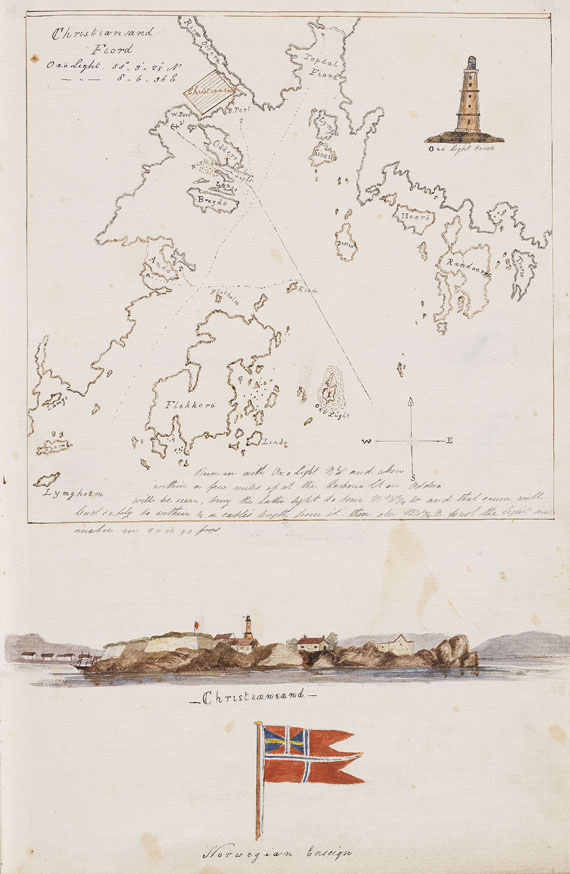  Schiffahrt - Log of HMS Royal George. 1854/55