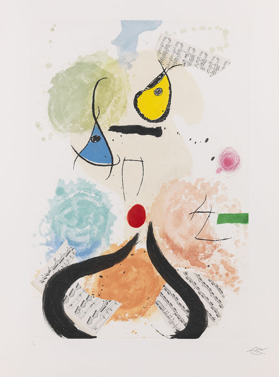 Joan Miró - La Canatrice Chauve