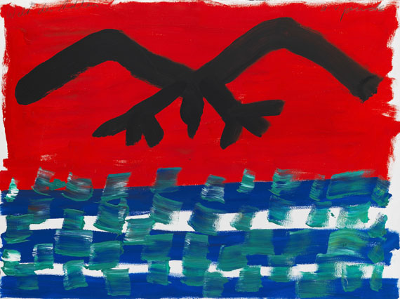 A. R. Penck (d.i. Ralf Winkler) - Welt des Adlers