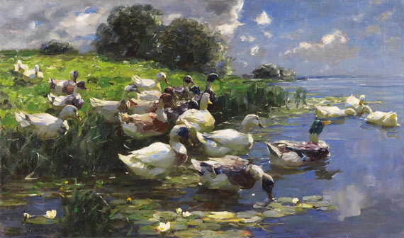 Alexander Koester - Enten (Seelandschaft)