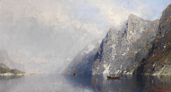 Georg Anton Rasmussen - Norwegische Fjordlandschaft