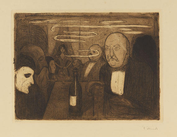 Edvard Munch - Kristiania-Boheme II