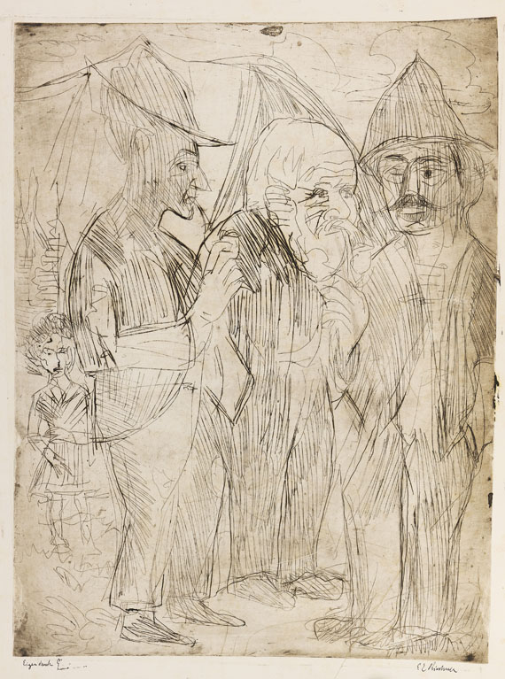 Ernst Ludwig Kirchner - Drei Bauern