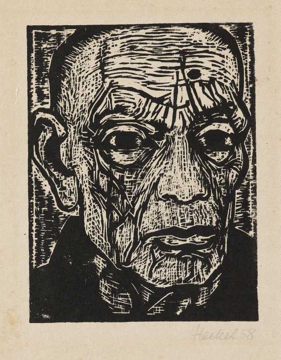 Erich Heckel - Kopf