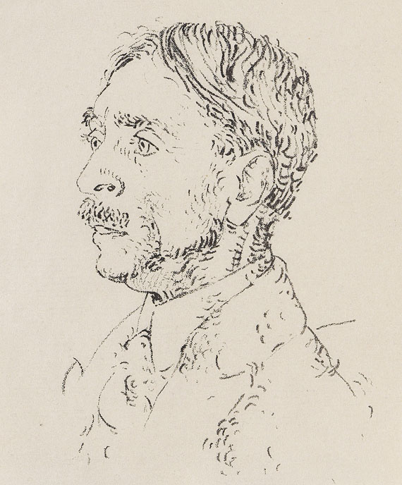 Pablo Picasso - Portrait de Paul Valéry III