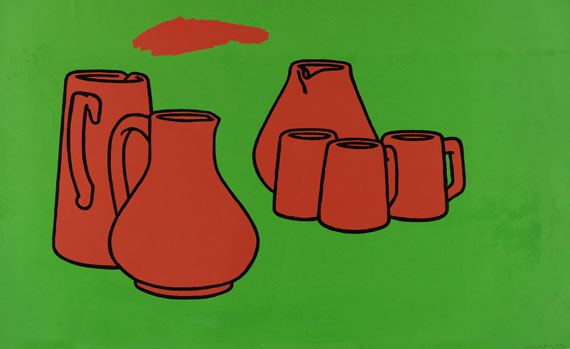 Patrick Caulfield - 2 Blätter: Hermit. Earthenware - Weitere Abbildung