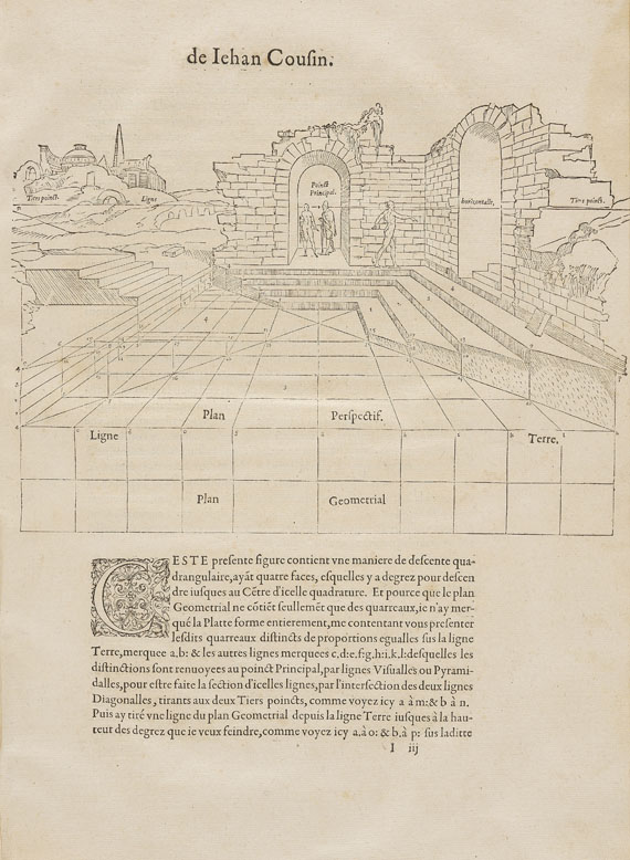 Jean Cousin - Livre de perspective. 1560 - Weitere Abbildung
