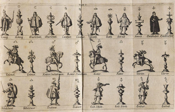 Christoph Weickhmann - New-erfundenes Königs- Spiel. 1664. - Weitere Abbildung
