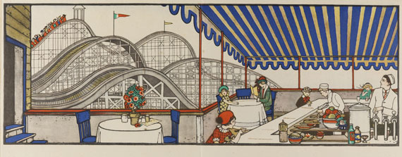 Baumgarten, F. - Der Jahrmarkt. 1924
