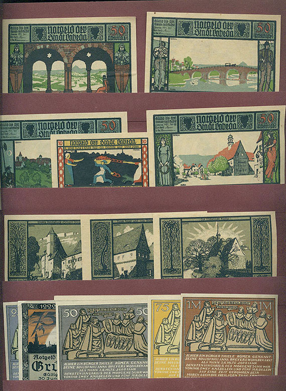   - Notgeldalbum. Um 1920.