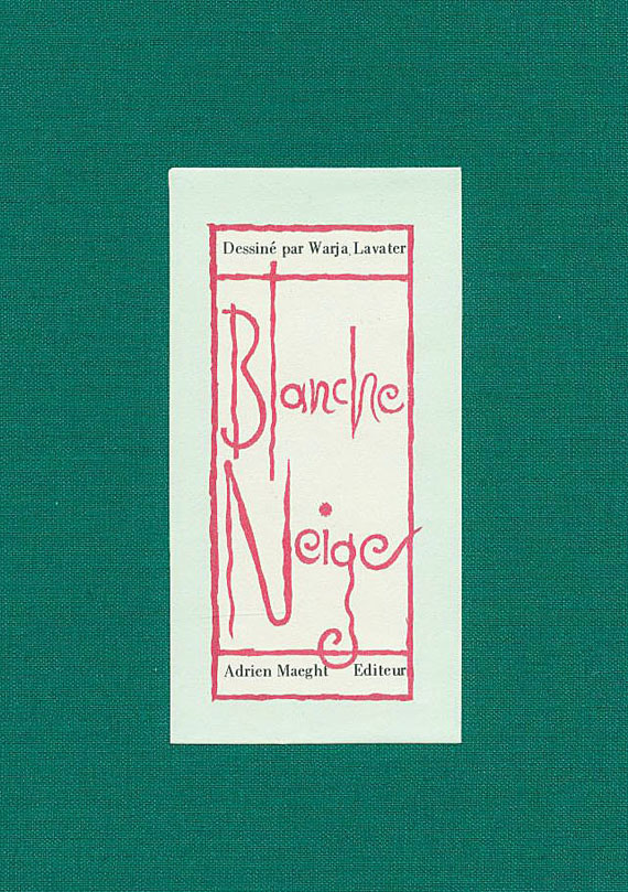Warja Honegger-Lavater - Imageries. 6 Bde. im Schuber.  1965-82.