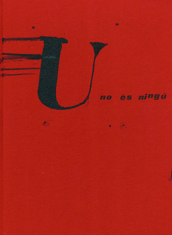 Antoni Tàpies - Uno és ningú. 1979.
