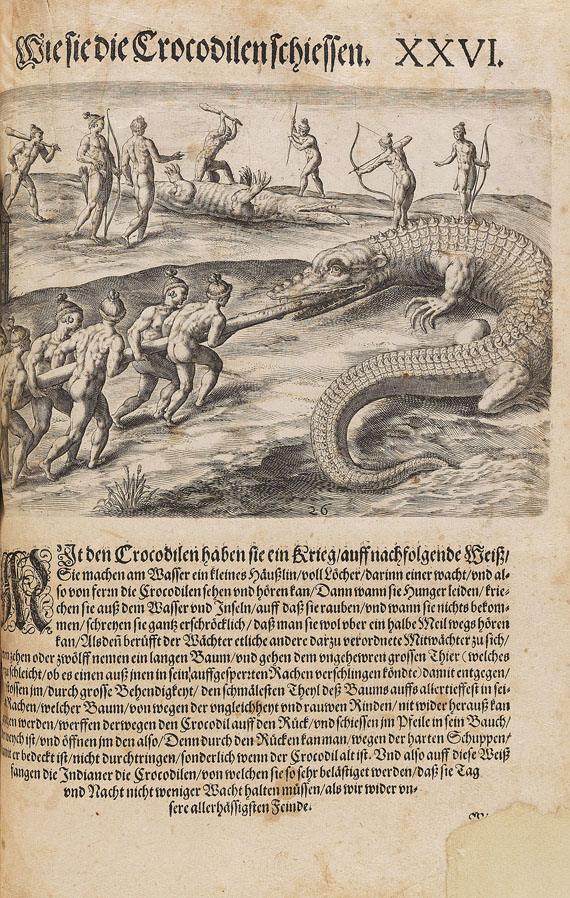 Theodor de Bry - Große Reisen - Amerika. 5 Tle. in 1 Bd. 1590