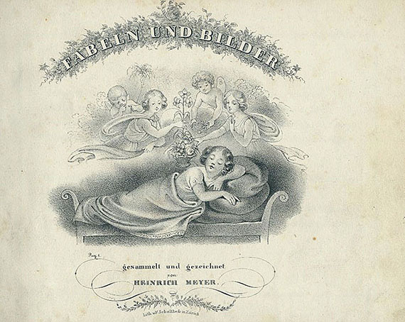 Heinrich Meyer - Fabeln und Bilder. Um 1850.