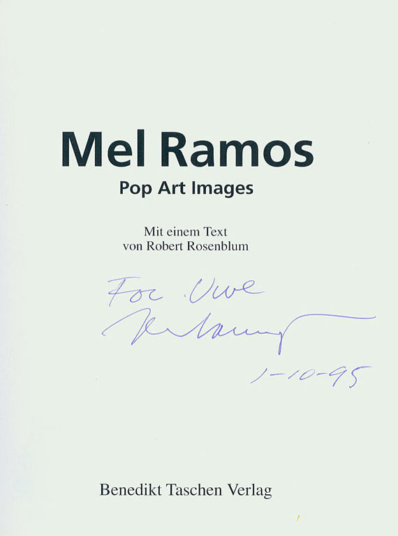 Mel Ramos - Pop Art Images, 1994. signiert.