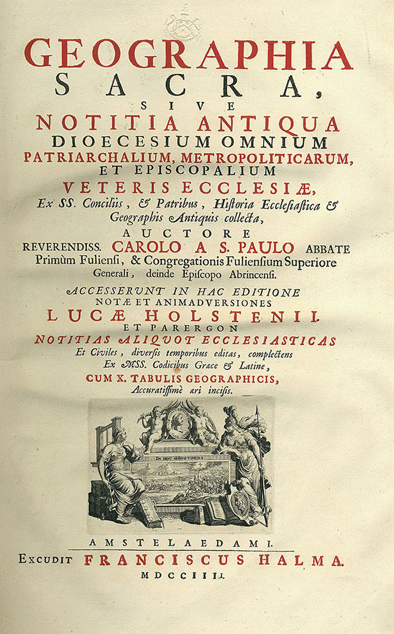 Vialart, C. - Vialart, Geographia sacra. 1704