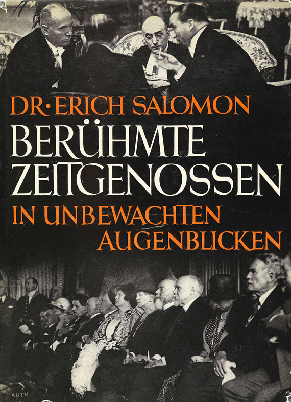  Fotografie - Salomon, Berühmte Zeitgenossen. 1931.