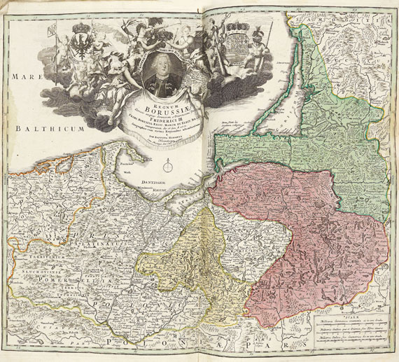 Johann Baptist Homann - Sammelatlas. Um 1700.