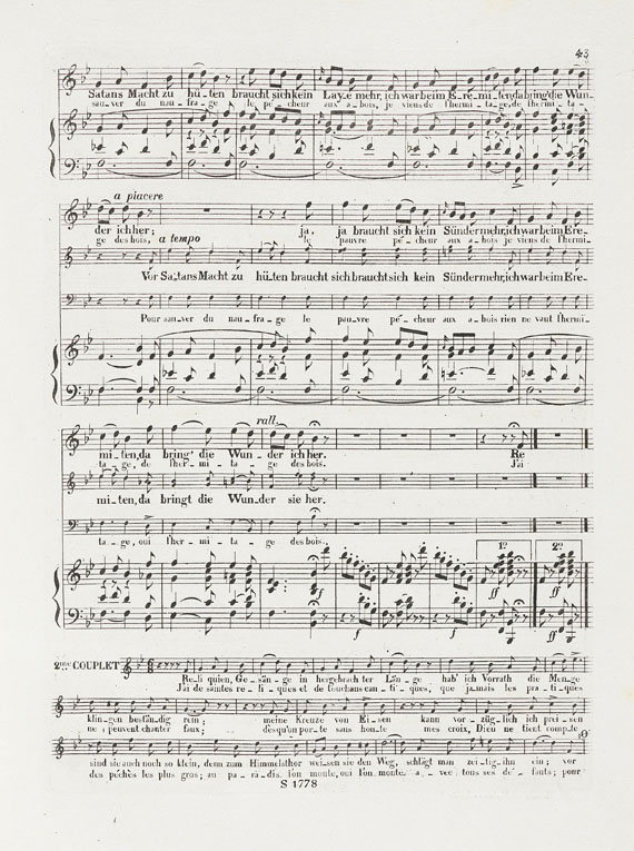 Einbände - Ludovic. Komische Oper. 1833