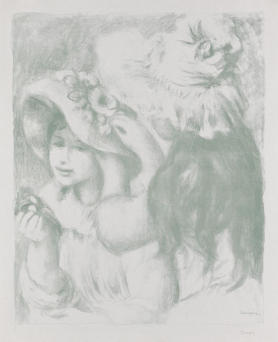 Pierre-Auguste Renoir - Le Chapeau épinglé (2e planche)