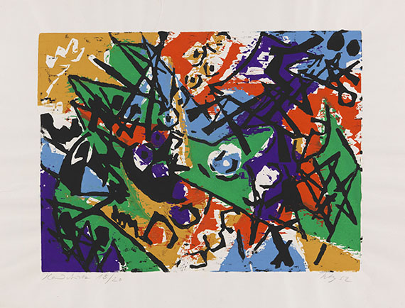 Ernst Wilhelm Nay - Farbholzschnitt 1952-2