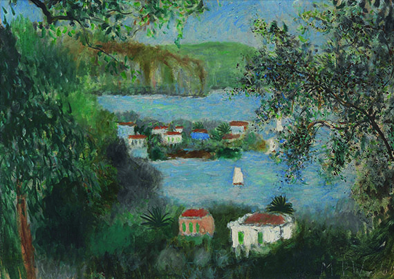 Max Peiffer Watenphul - Bucht von Amalfi (Rückseite: Landschaft bei Gaëta) - Weitere Abbildung