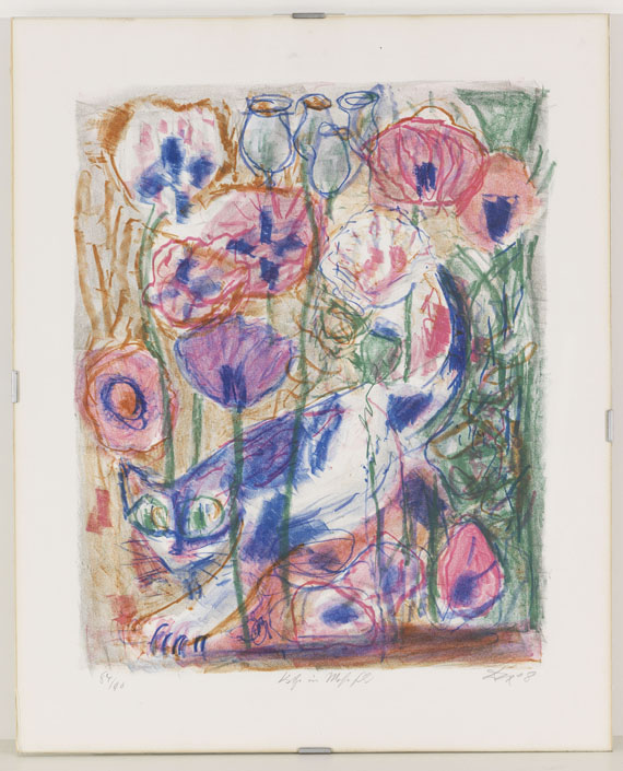 Otto Dix - Katze im Mohnfeld - Weitere Abbildung