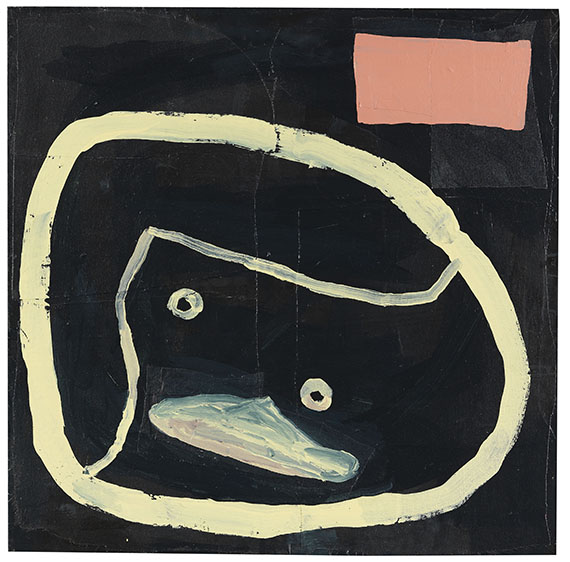 Donald Baechler - Black Painting Number 10