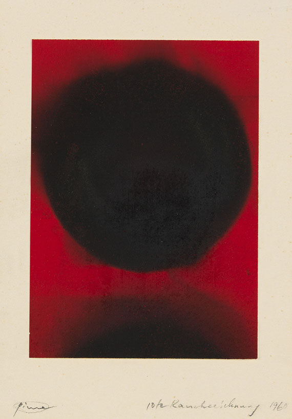 Otto Piene - 10te Rauchzeichnung