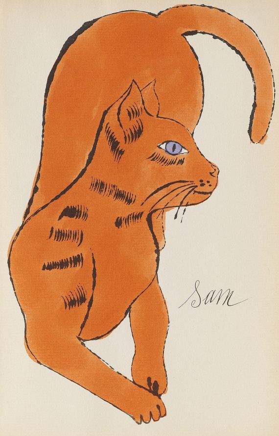 Andy Warhol - 25 Cats name[d] Sam and one Blue Pussy - Weitere Abbildung