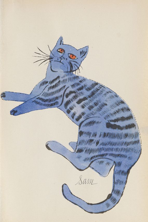 Andy Warhol - 25 Cats name[d] Sam and one Blue Pussy - Weitere Abbildung