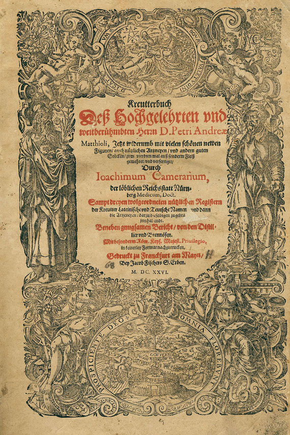 Pietro Andrea Mattioli - Kreutterbuch. 1626.