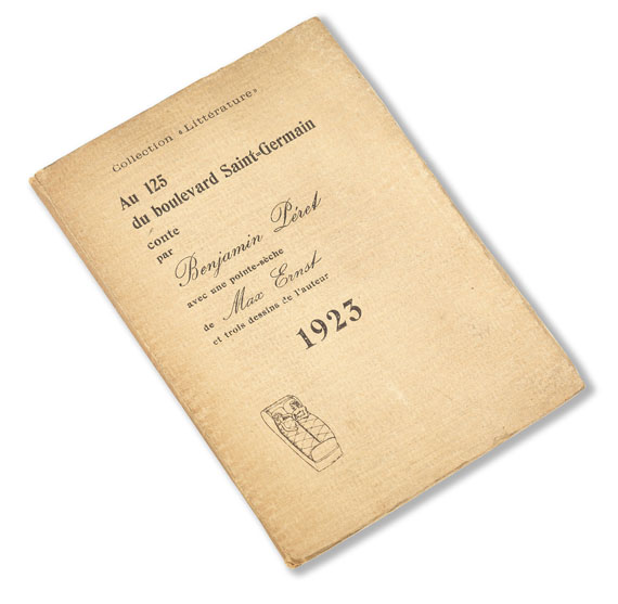 Max Ernst - Peret, B., Au 125 du boulevard Saint-Germain. 1923.
