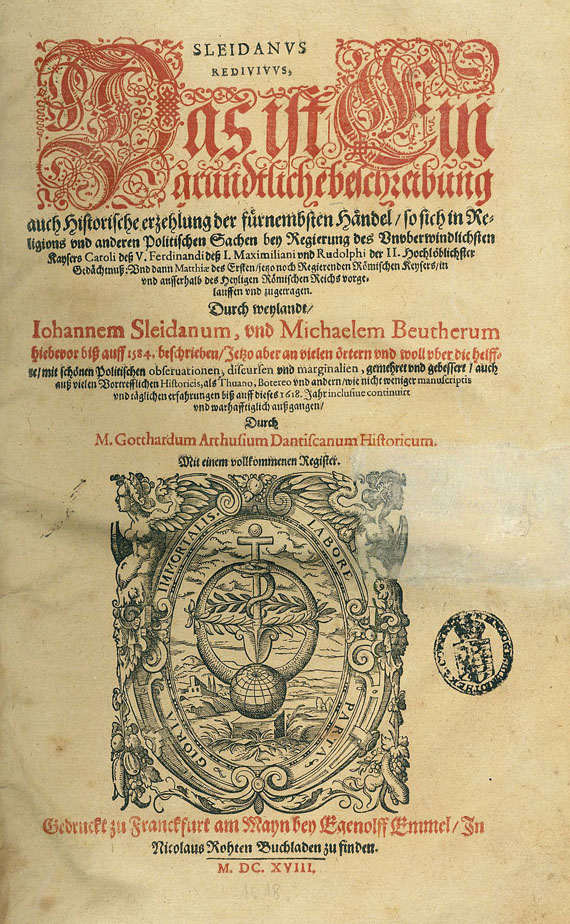 Johannes Sleidanus - Das ist ein grundliche Beschreibung. 1618