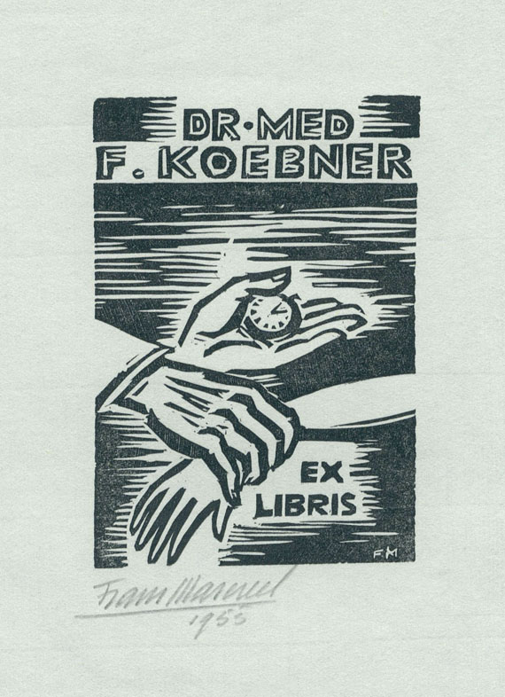 Frans Masereel - Exlibris. Masereel.1931 ff.