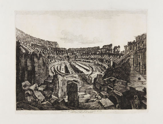 Luigi Rossini - 32 Bll. aus Antichità Romane. 1823. - Weitere Abbildung