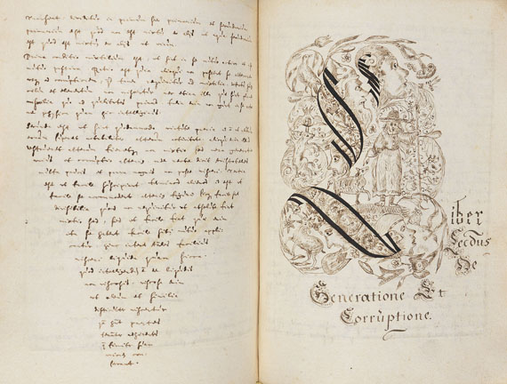 Manuskripte - Wyckersloot, C. van, 2 Vorlesungsmitschriften Univ. Löwen, in 1 Bd. 1653.