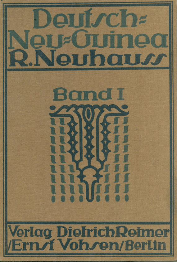 Richard Neuhauss - Deutsch Neu-Guinea. 1911. 2 Bde. -Dabei: Wirz, P., Dämonen. 1928.