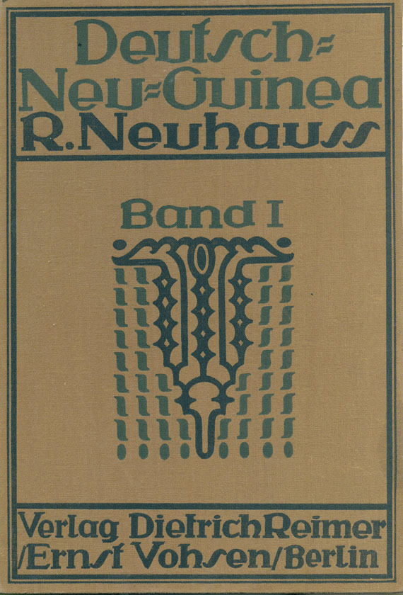 Richard Neuhauss - Deutsch Neu-Guinea. 1911. 2 Bde. -Dabei: Wirz, P., Dämonen. 1928.