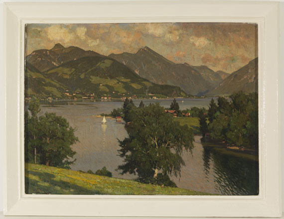 Otto Strützel - Blick auf den Tegernsee von Westen aus - Weitere Abbildung