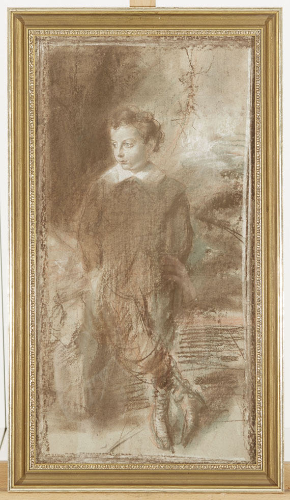 Franz von Lenbach - Bildnisskizze des Theodor Freiherr von Cramer-Klett junior (1874-1938) - Weitere Abbildung