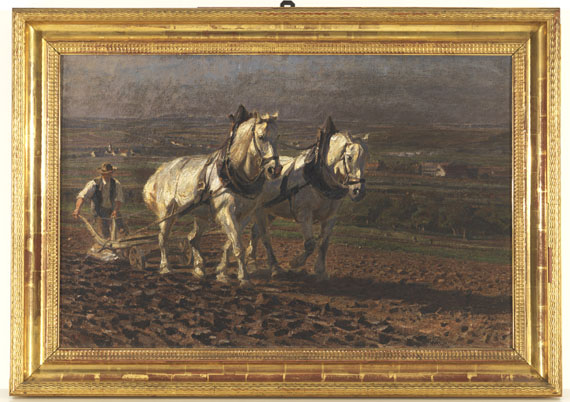Friedrich Eckenfelder - Bauer mit Pferdegespann - Weitere Abbildung