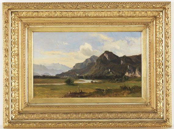 Ludwig Georg Eduard Halauska - Landschaft bei Flintsbach am Inn - Weitere Abbildung