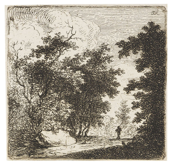 Ferdinand Kobell - 14 Bll.: Landschaften und Raufende Kartenspieler - Weitere Abbildung