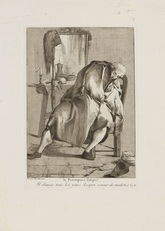 Giovanni David - 12 Bll.: Venezianische Portraits - Weitere Abbildung