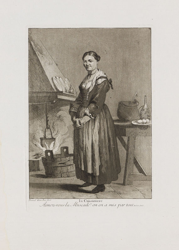 Giovanni David - 12 Bll.: Venezianische Portraits - Weitere Abbildung