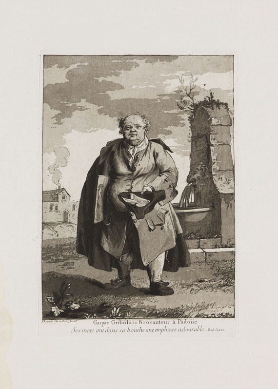 Giovanni David - 12 Bll.: Venezianische Portraits - Weitere Abbildung