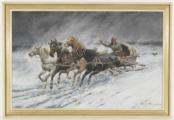 Adolf Baumgartner-Stoiloff - Auf der Flucht vor den Wölfen - Weitere Abbildung